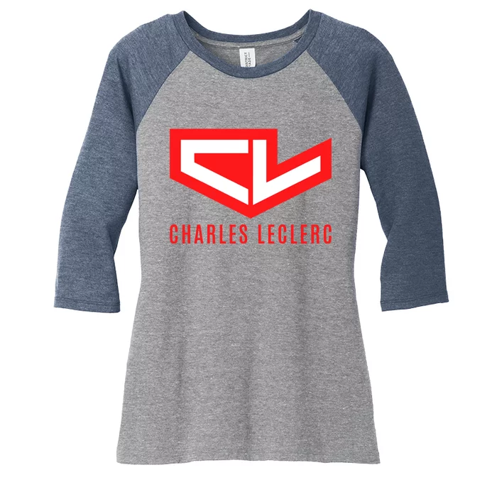 Cool Charles Leclerc 16 F1 Racing Women's Tri-Blend 3/4-Sleeve Raglan Shirt