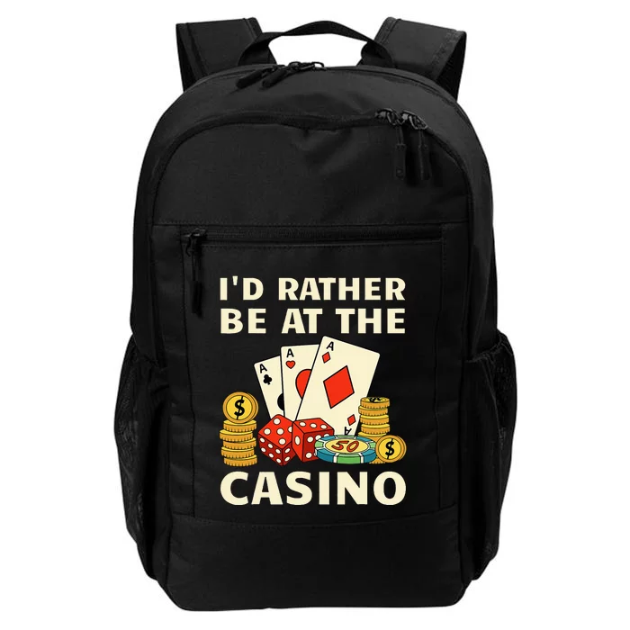 Cool Casino Lover Art For Women Casino Gambling Gambler Daily Commute Backpack