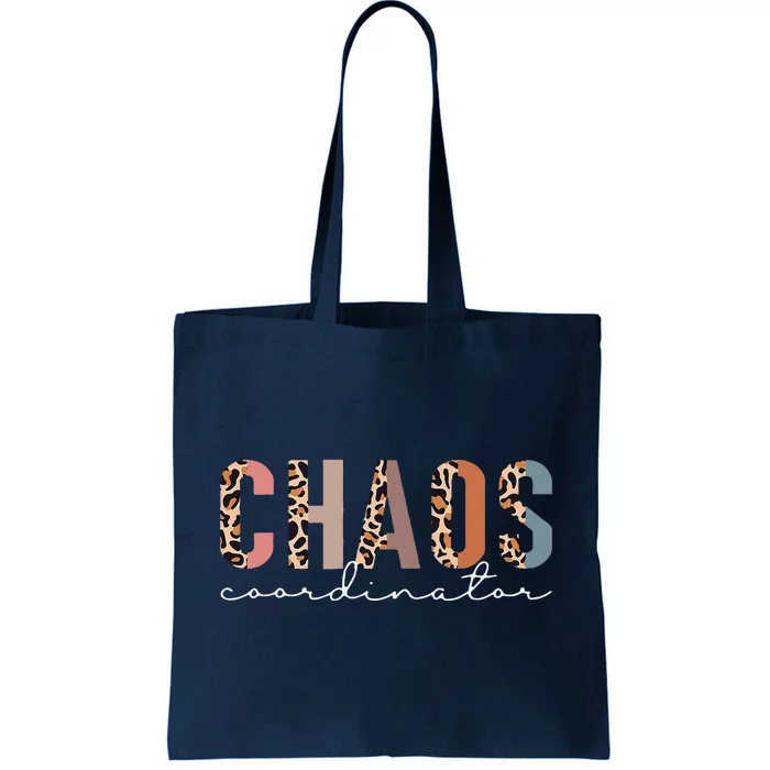 Chaos Coordinator Leopard Tote Bag