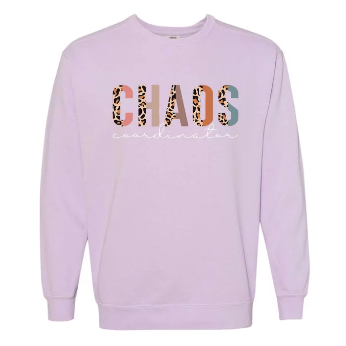 Chaos Coordinator Leopard Garment-Dyed Sweatshirt