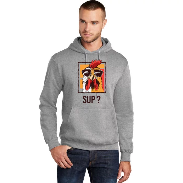 Cute Chicken Lover Gardening Farmer Henhouse Coop Chicken Tall Hoodie