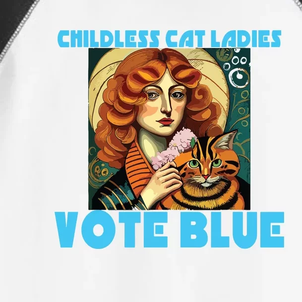 Childless Cat Ladies Vote Blue Toddler Fine Jersey T-Shirt