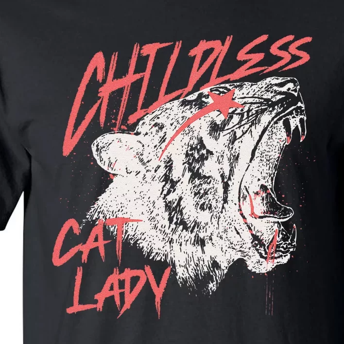 Childless Cat Lady Gift Tall T-Shirt