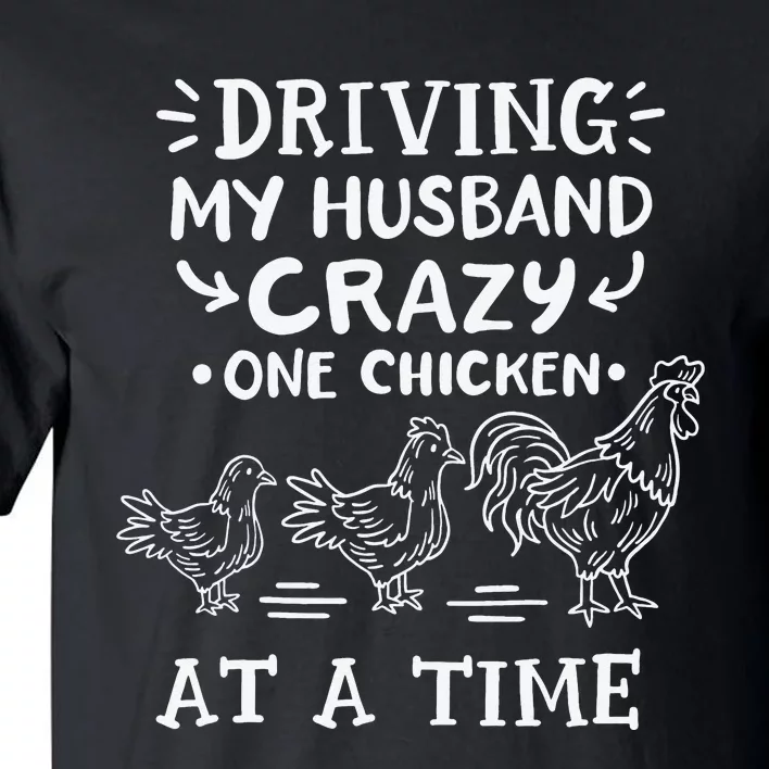 Crazy Chicken Lady Funny Chicken Tall T-Shirt