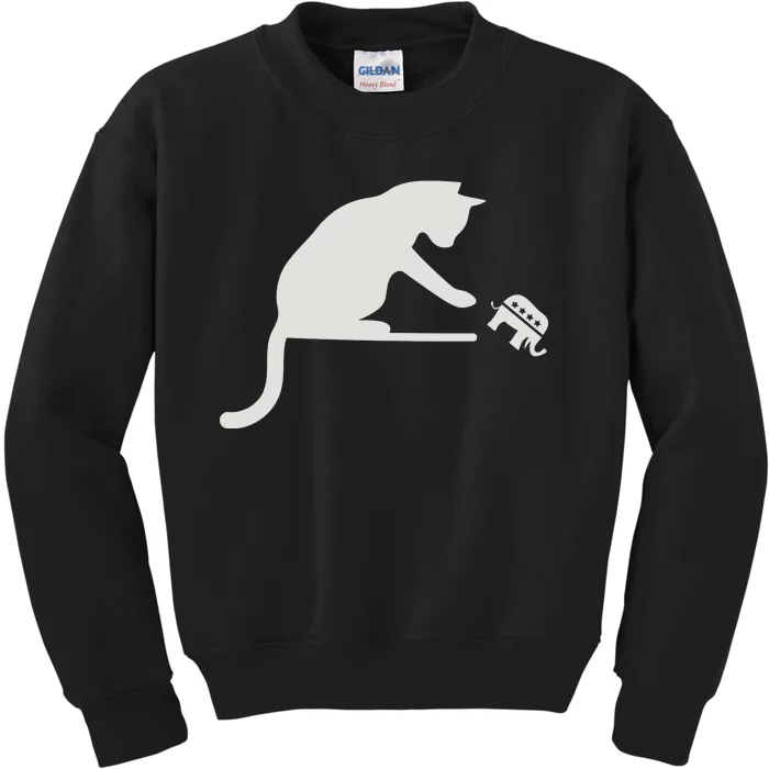 Childless Cat Lady Kids Sweatshirt