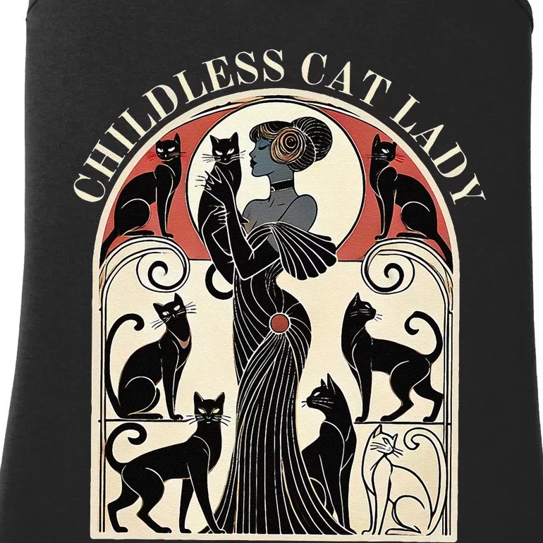 Childless Cat Ladies Cat Karma Retro Funny Ladies Essential Tank