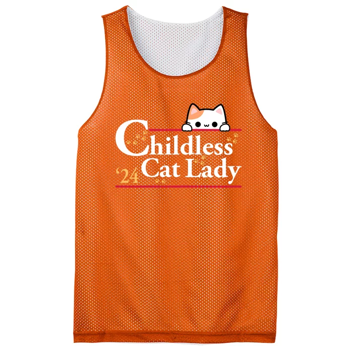 Childless Cat Lady For President Mesh Reversible Basketball Jersey Tank