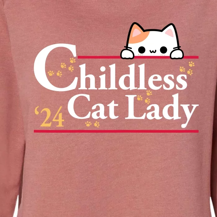 Childless Cat Lady For President Womens California Wash Sweatshirt