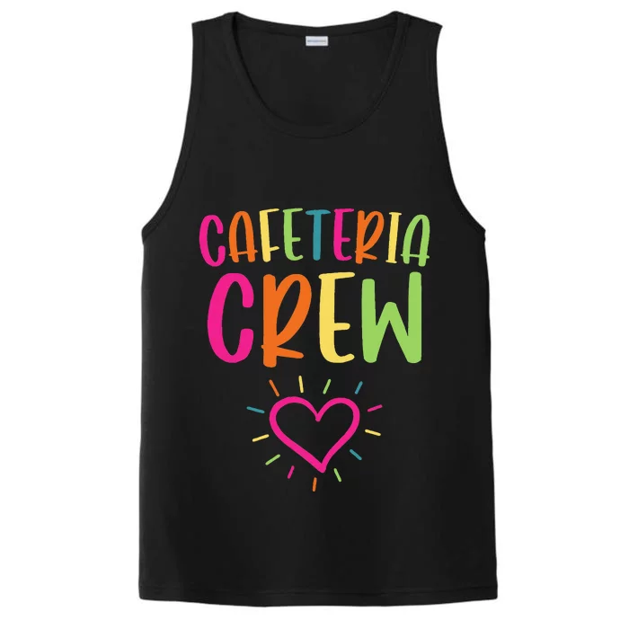 Cafeteria Crew Lunch Ladies Back to School Novelty Performance Tank