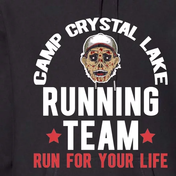 Camp Crystal Lake Running Team Graphic Premium Hoodie