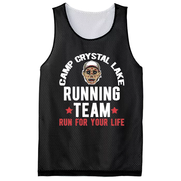 Camp Crystal Lake Running Team Graphic Mesh Reversible Basketball Jersey Tank