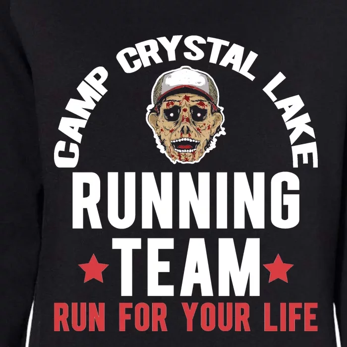 Camp Crystal Lake Running Team Graphic Womens California Wash Sweatshirt