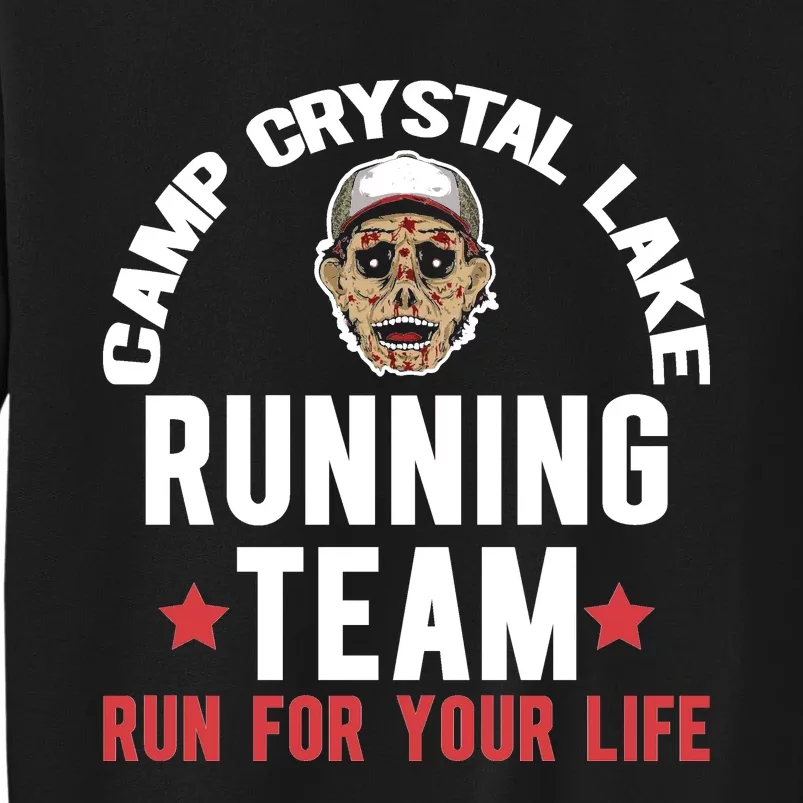 Camp Crystal Lake Running Team Graphic Tall Sweatshirt