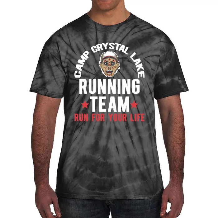 Camp Crystal Lake Running Team Graphic Tie-Dye T-Shirt