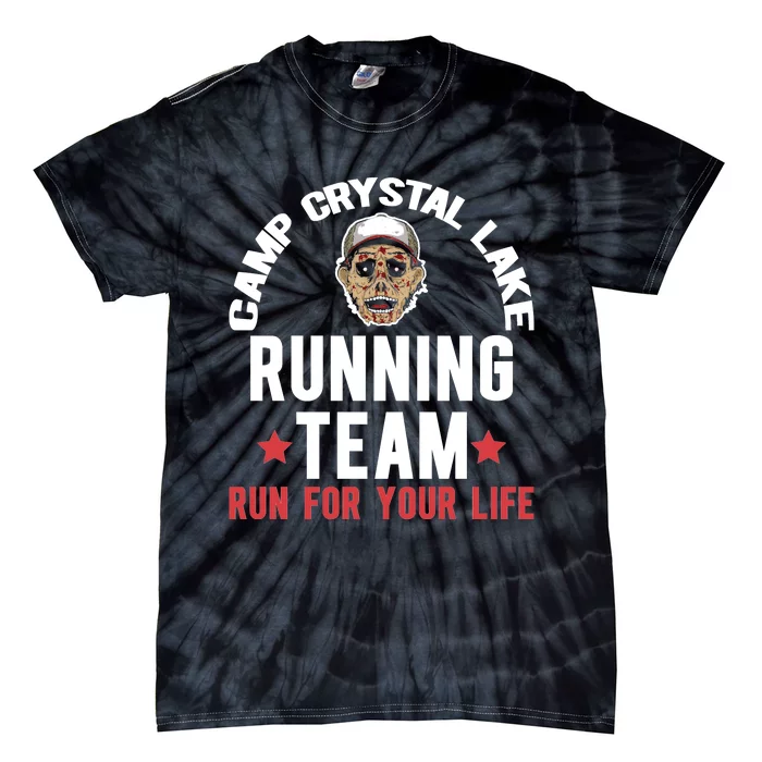 Camp Crystal Lake Running Team Graphic Tie-Dye T-Shirt