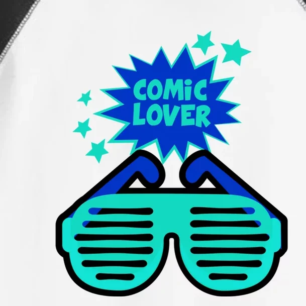 Cool Comic Lover Reading Glasses Comic Style Gift Toddler Fine Jersey T-Shirt