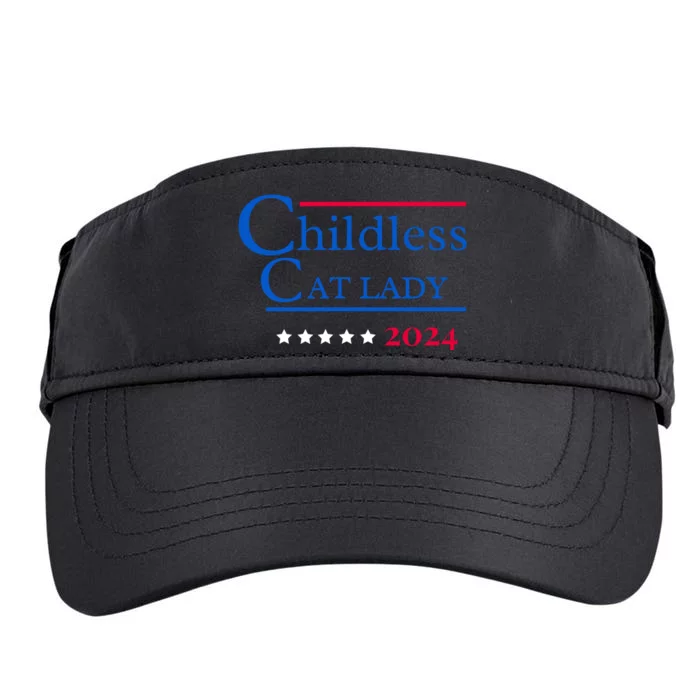 Childless Cat Lady For President Adult Drive Performance Visor