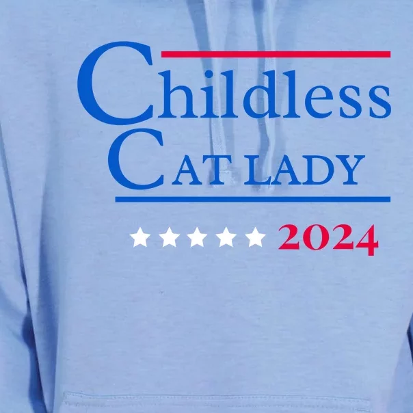 Childless Cat Lady For President Unisex Surf Hoodie