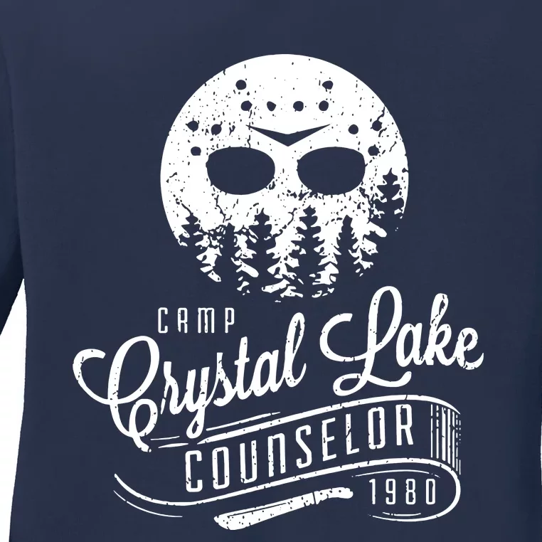 Camp Crystal Lake Counselor Ladies Long Sleeve Shirt