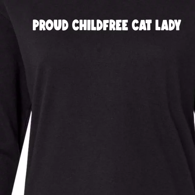 Childfree Cat Lady For Cat Mom Women Cat Lady Womens Cotton Relaxed Long Sleeve T-Shirt