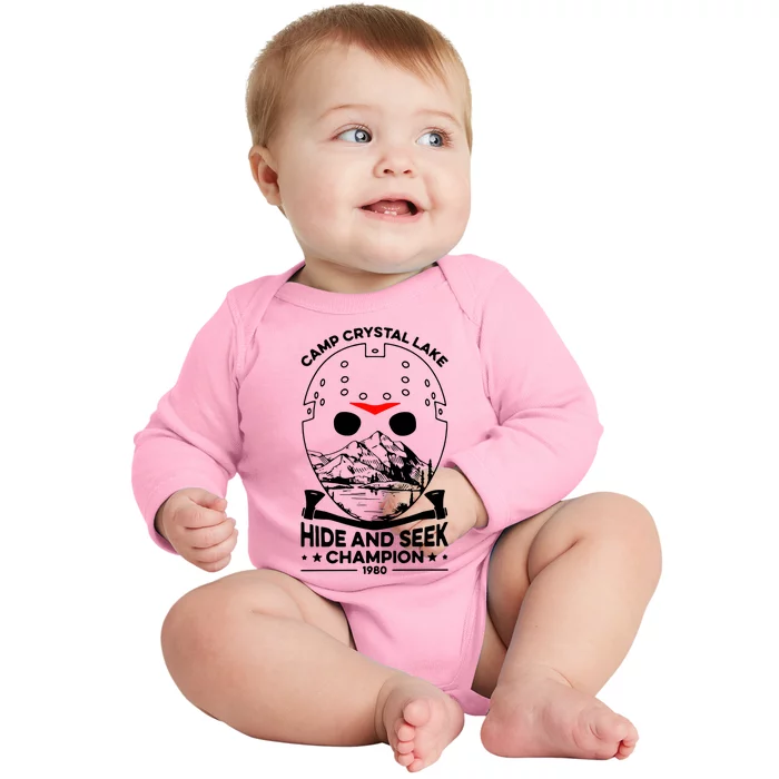 Camp Crystal Lake Baby Long Sleeve Bodysuit