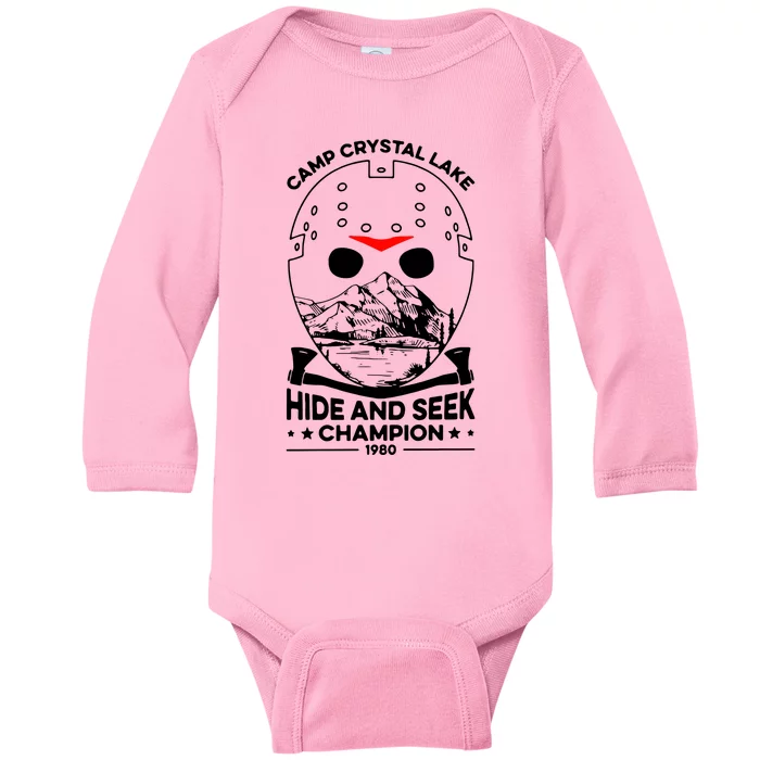 Camp Crystal Lake Baby Long Sleeve Bodysuit