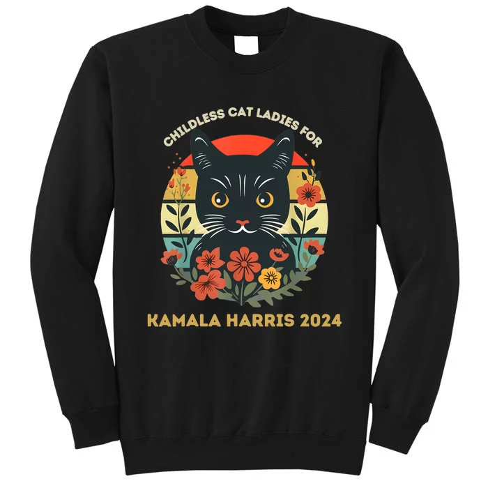 Childless Cat Ladies For Kamala 2024 Sweatshirt