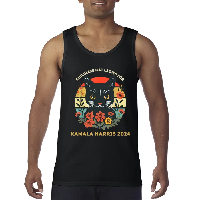 Childless Cat Ladies For Kamala 2024 Tank Top