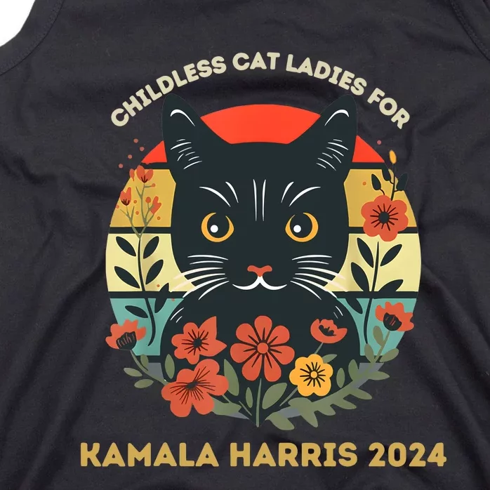 Childless Cat Ladies For Kamala 2024 Tank Top