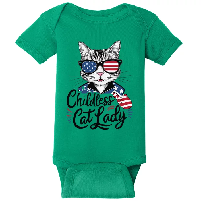 Childless Cat Lady Baby Bodysuit