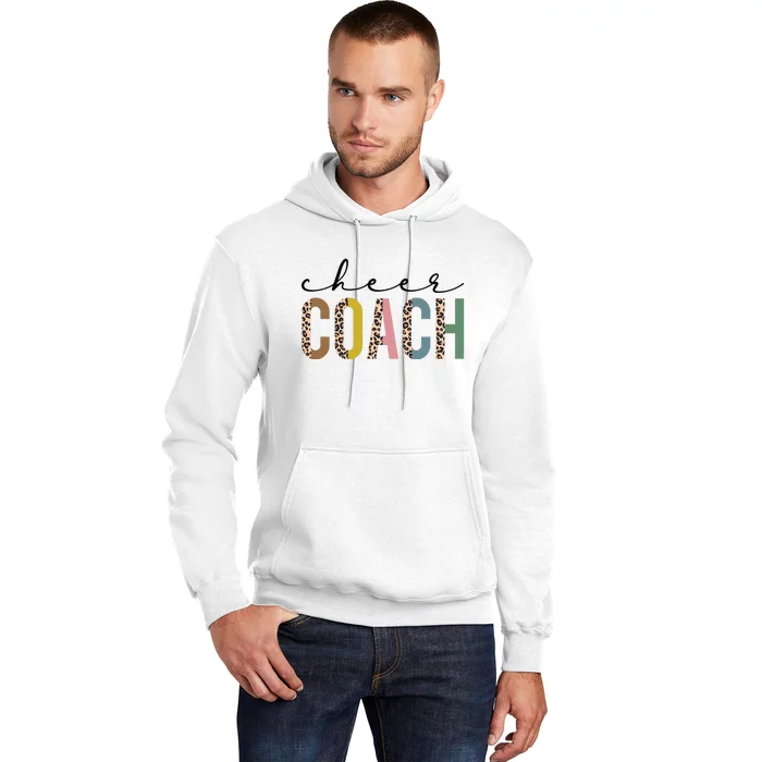 Cheer Coach Leopard Cheerleading Props Cute Cheer For Coach Hoodie