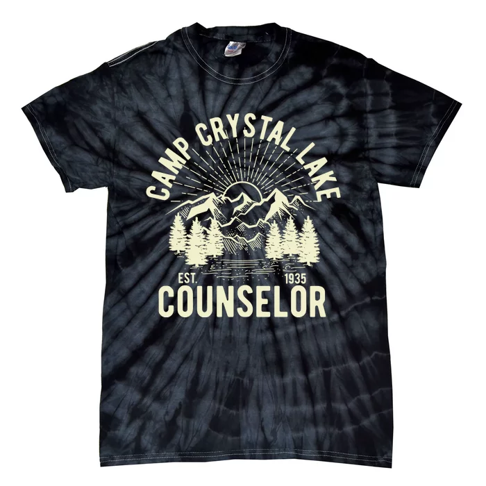 Camp Crystal Lake Counselor Graphic Tie-Dye T-Shirt