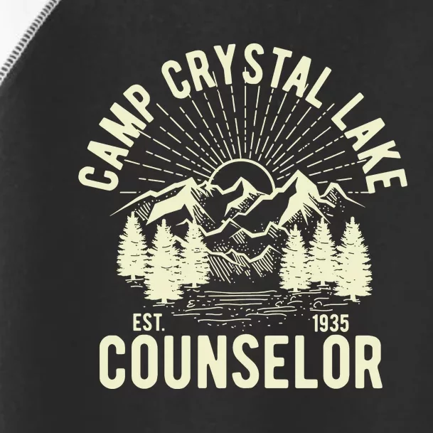 Camp Crystal Lake Counselor Graphic Toddler Fine Jersey T-Shirt