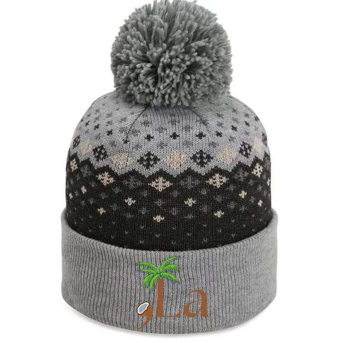 Coconut Comma + La 2024 Gift Funny The Baniff Cuffed Pom Beanie