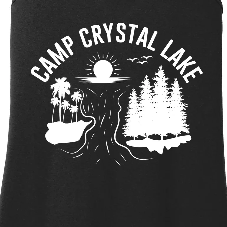 Camp Crystal Lake Graphic Art Ladies Essential Tank