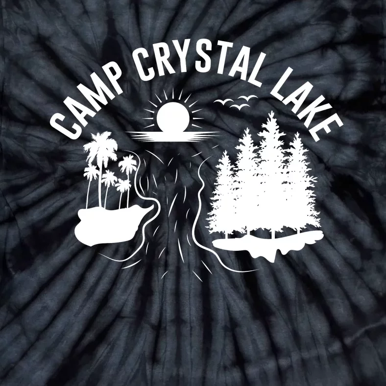 Camp Crystal Lake Graphic Art Tie-Dye T-Shirt