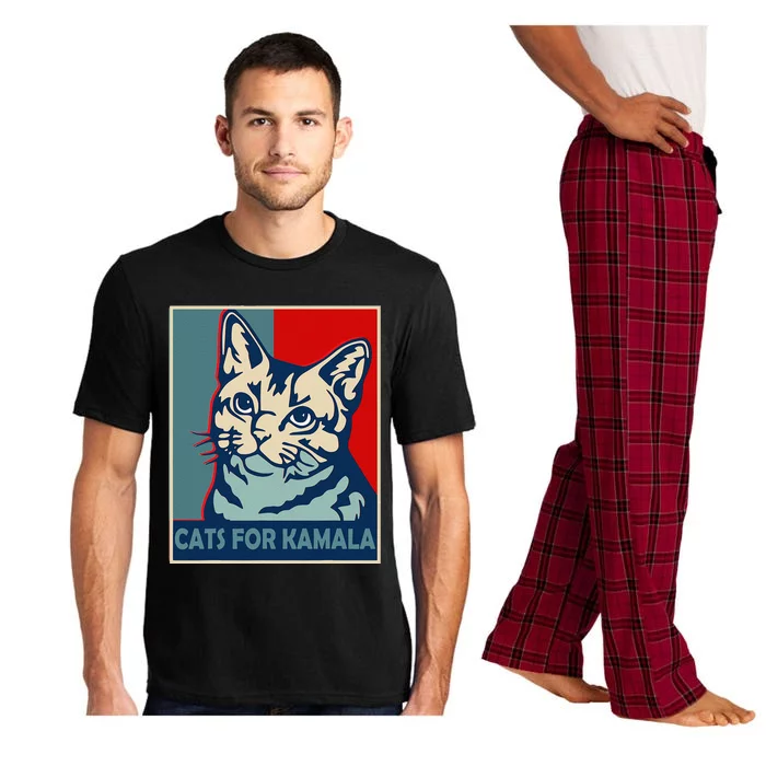 Childless Cat Lady Is Voting Kamala Harris President 2024 Pajama Set