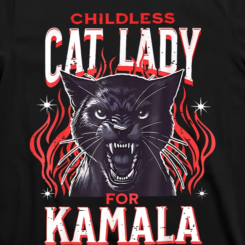 Childless Cat Ladies Against Fascism T-Shirt