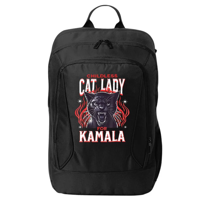 Childless Cat Ladies Against Fascism City Backpack