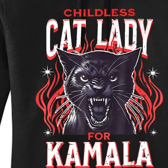 Childless Cat Ladies Against Fascism Women's Pullover Hoodie