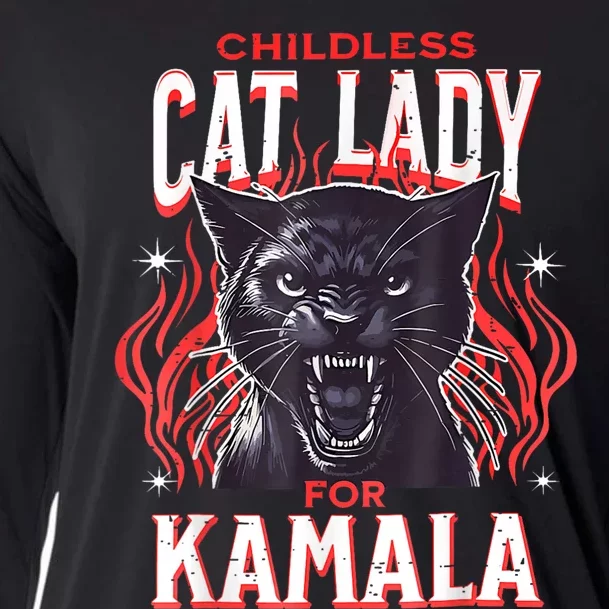 Childless Cat Ladies Against Fascism Cooling Performance Long Sleeve Crew