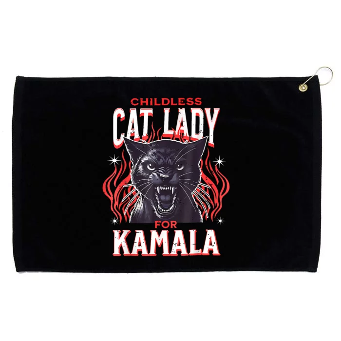 Childless Cat Ladies Against Fascism Grommeted Golf Towel