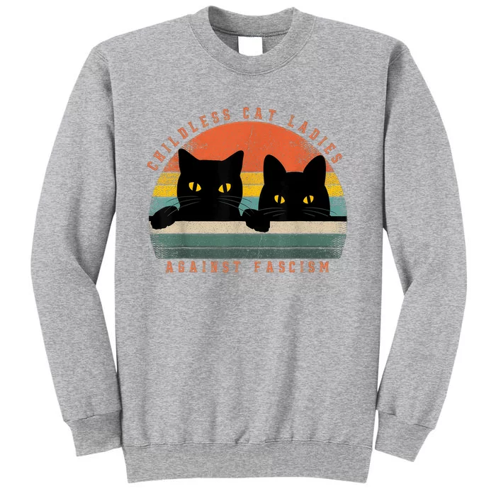 Childless Cat Ladies Against Fascism Sweatshirt