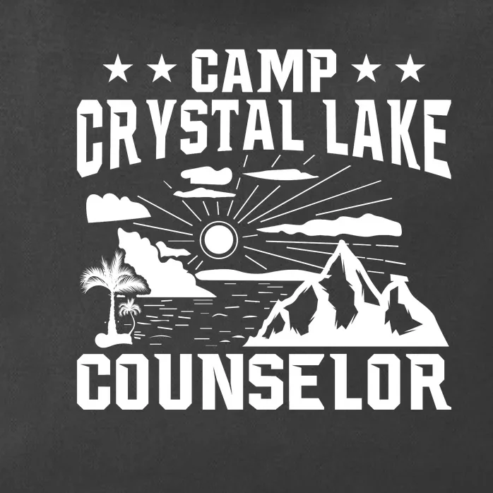 Camp Crystal Lake Counselor Graphic Zip Tote Bag