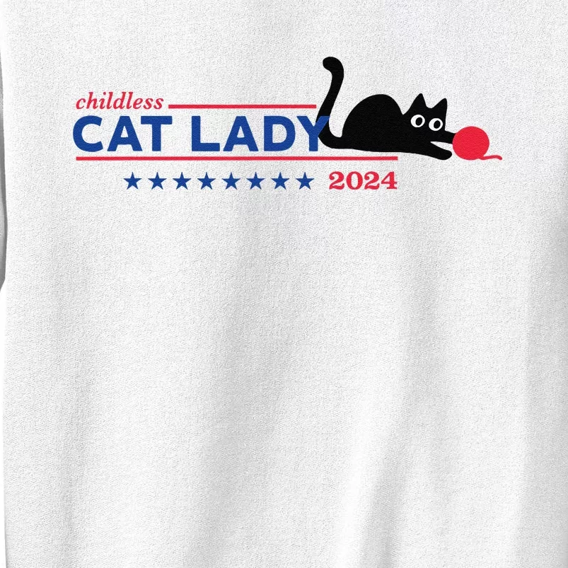 Childless Cat Lady Voting Election 2024 Usa Gift Sweatshirt