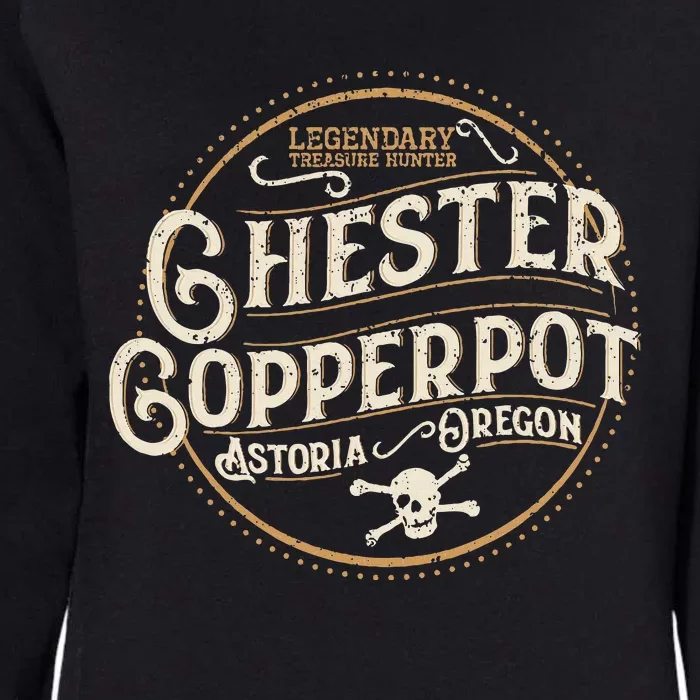 Chester Copperpot Legendary Treasure Hunter Womens California Wash Sweatshirt