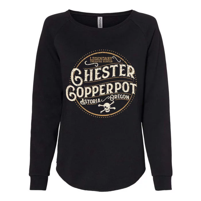 Chester Copperpot Legendary Treasure Hunter Womens California Wash Sweatshirt