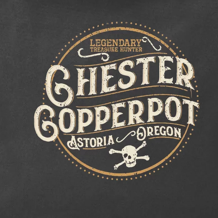 Chester Copperpot Legendary Treasure Hunter Zip Tote Bag