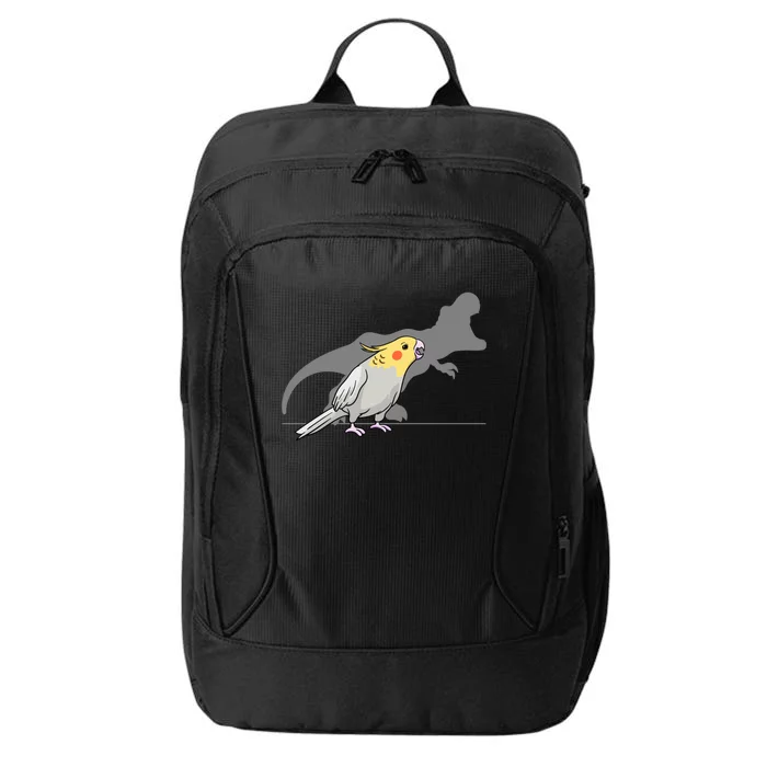 Cockatiel Cockatoo Lutino Parrot Quarrion Dinosaur Dino Gift City Backpack