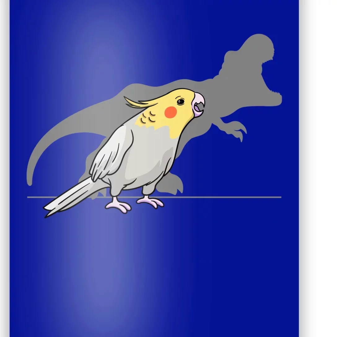 Cockatiel Cockatoo Lutino Parrot Quarrion Dinosaur Dino Gift Poster